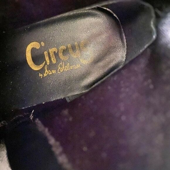 Circus By Sam Edelman Womens Taupe Glitter Round Toe Lace Up Combat Boot Size 5 - Picture 7 of 8